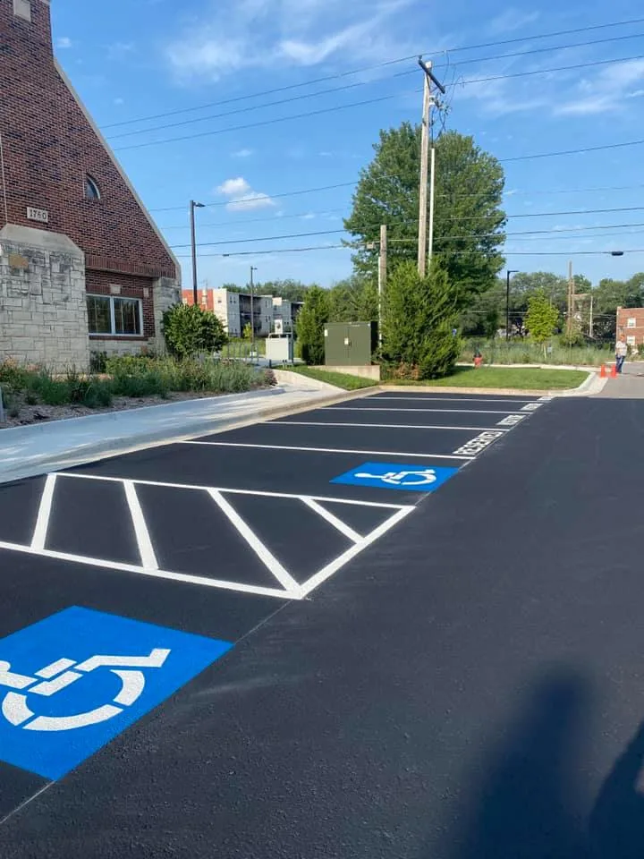 Church and school parking lot paving in Kansas City