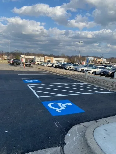 ADA Compliance on a commercial lot in Independence, MO