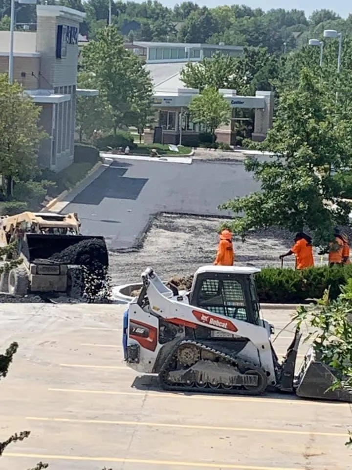 Asphalt Repair & Patching on a commercial lot in Independence, MO